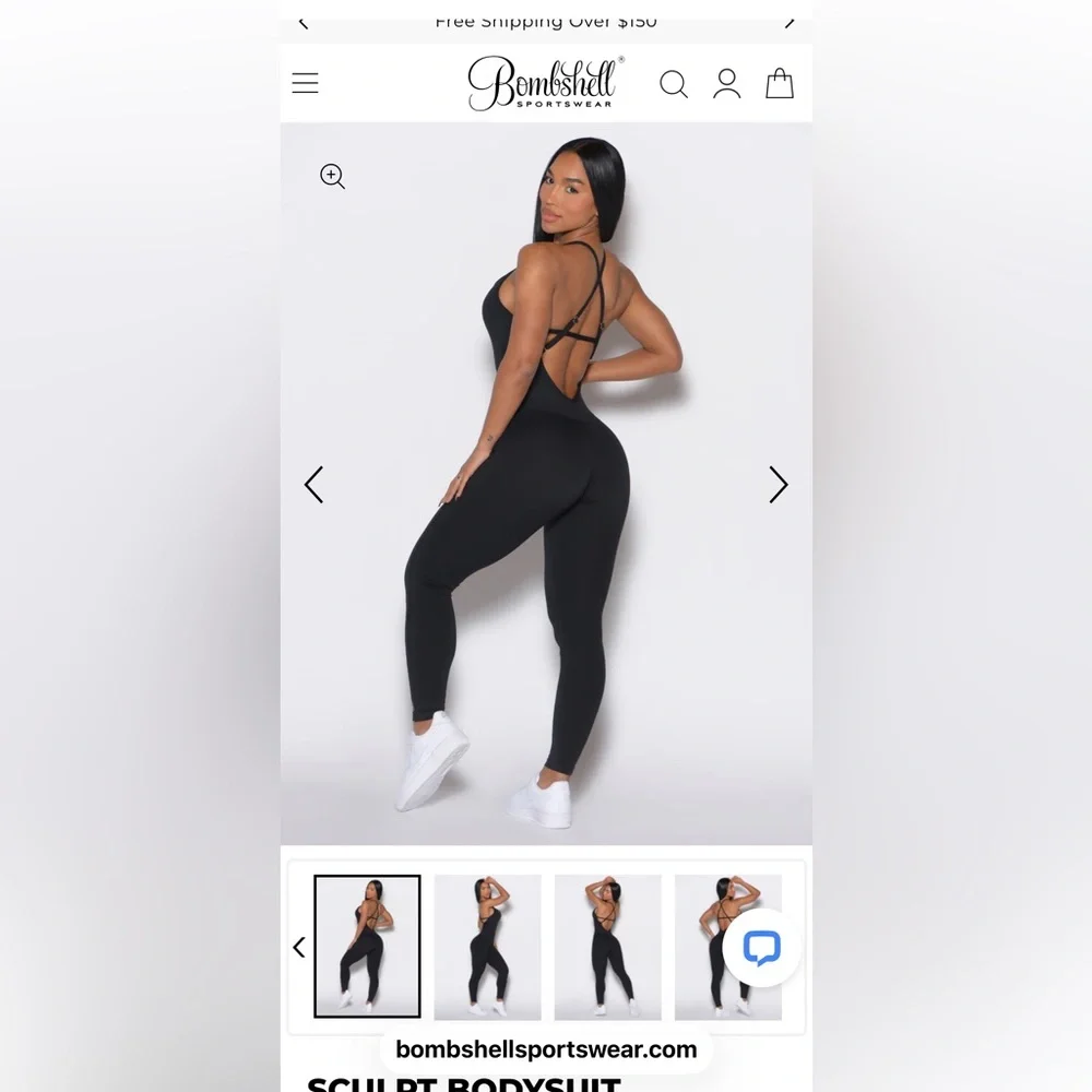 Bombshell sportswear, sculpt bodysuit size XS light brown - Picture 5 of 5